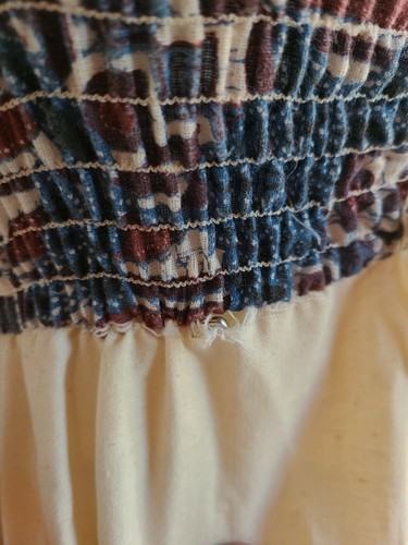Vintage hippie boho maxi dress, Gunne Style, retro fashion 100% cotton - Picture 3 of 12