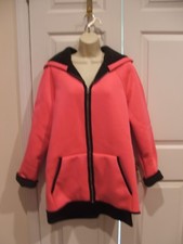 Nwt $150 Stylus Pink Thick  Fleece Jacket Warm  Size Plus 0x