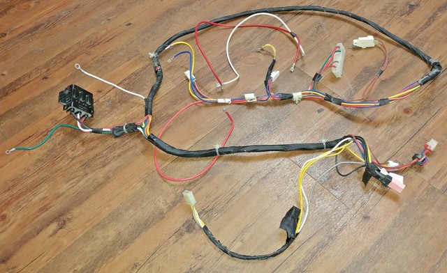 LG TROMM DRYER DLE2512W WIRING HARNESS WITH TERMINAL BLOCK AND