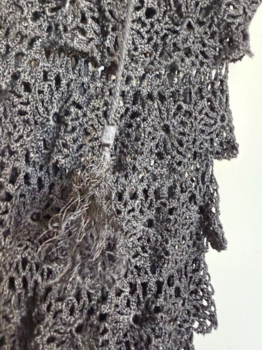 Rat & Boa Dress Women’s Size S Black Crochet Mini Short Off The Shoulder Ruffle - Picture 10 of 15