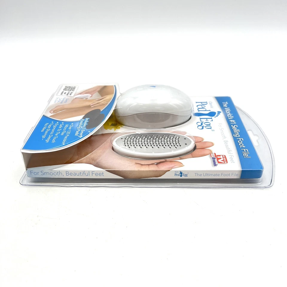 Removedor ergonómico original de limas de pies y callos PedEgg de TeleBrand (1 paquete) NUEVO Foto 4 de 4
