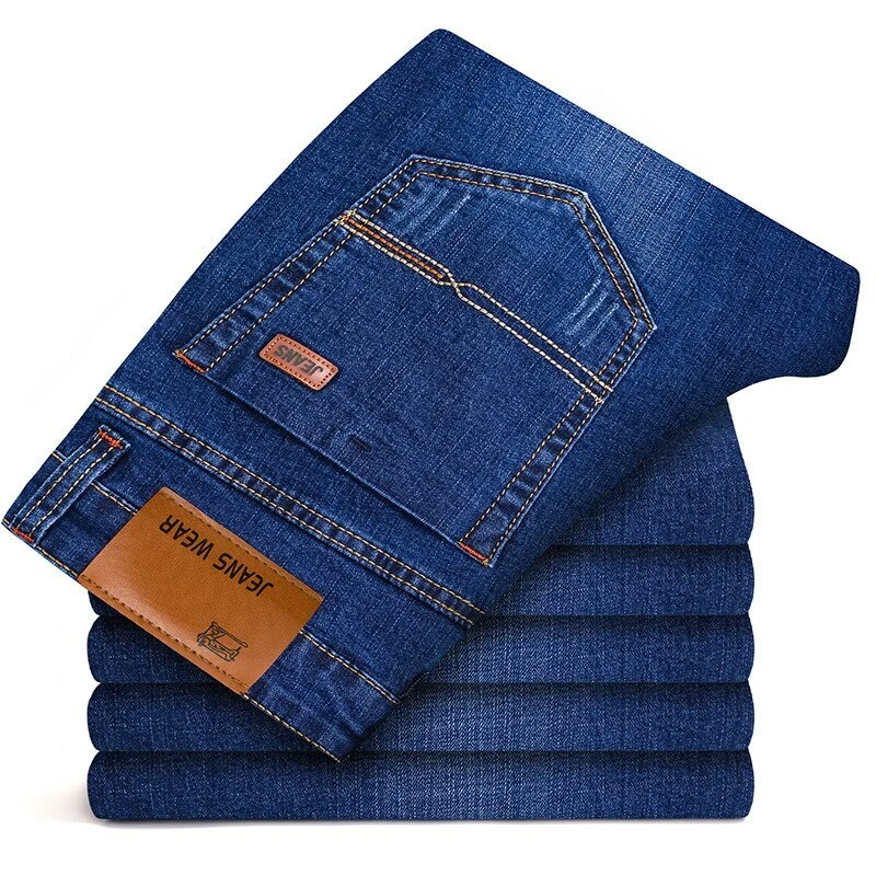 Jeans de moda para hombres Pantalones de ropa para hombres casual elegante