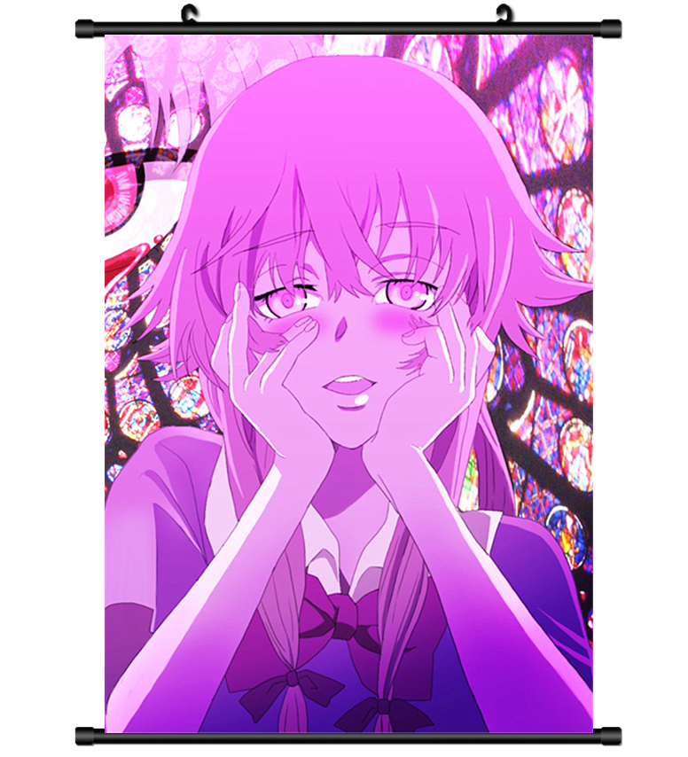  Gasai Yuno Anime The Future Diary Mirai Nikki Canvas