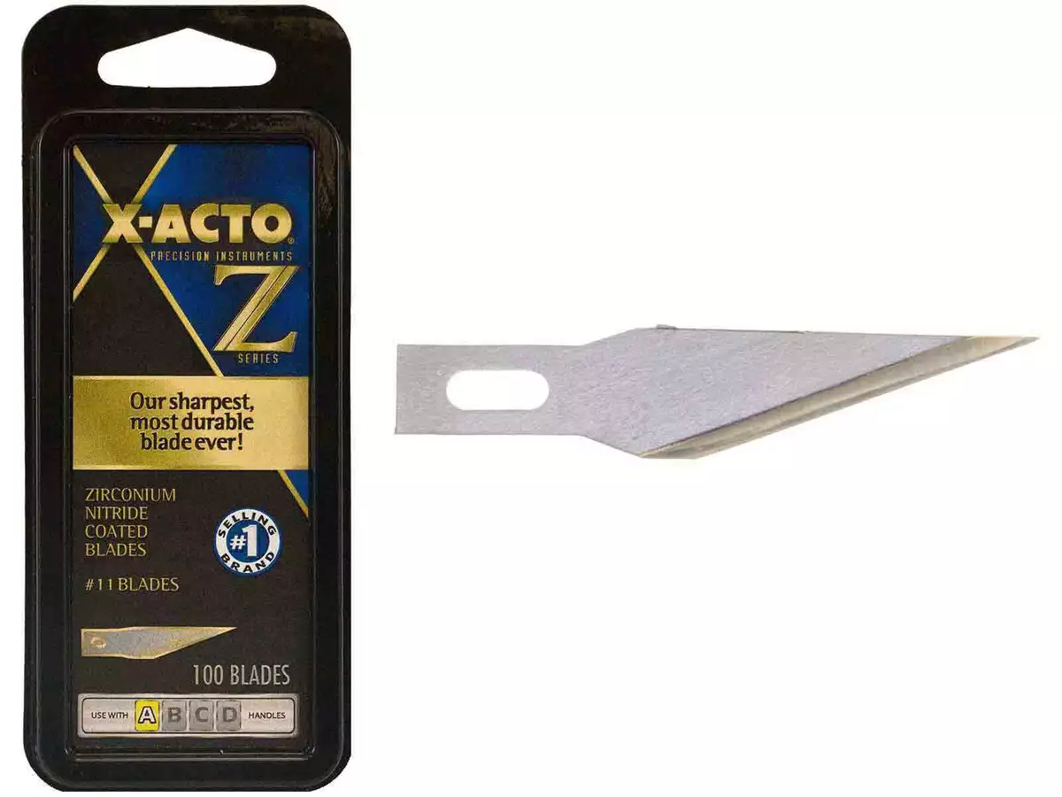  X-Acto #11 Classic Fine Point Blade for Knives, 500 Pack :  Tools & Home Improvement