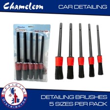 Vehicle  Brush Set 5Pcs Washing Wheels Engine Detailing Brush Car Cleaning