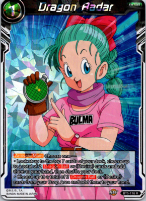 Dragon Radar Bulma Rare Holo BT5-116 Miraculous Revival DBS CCG Foil | eBay