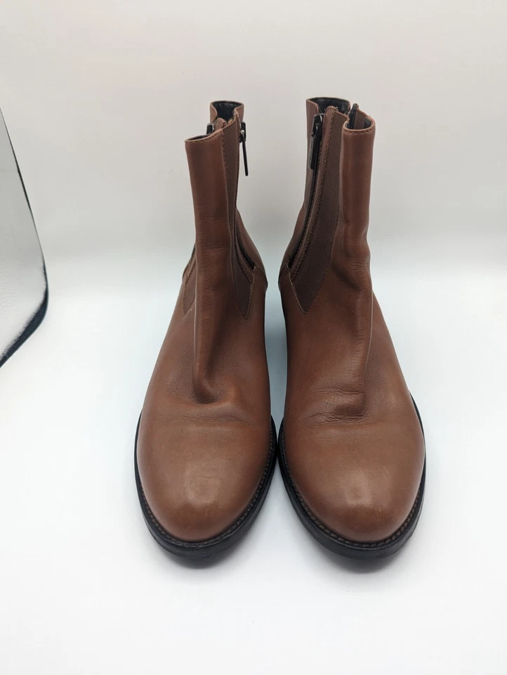 Aquatalia Botines Mujer 9/UE 40 Cuero Doble Cremallera Russell & Bromley Foto 3 de 4