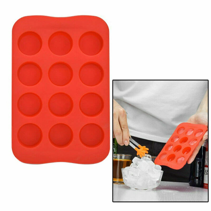 Ice Cube Tray Fudge Cake Chocolate Baking Mould Non-Stick Quality Silicone x1 - Image 3 of 4