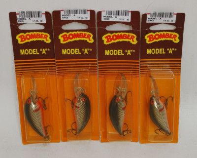 old package bomber lure model a 6a crankbait lure 1/4oz brownish orange bottom
