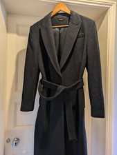 Barbara Bui Black Wool Coat Size 14
