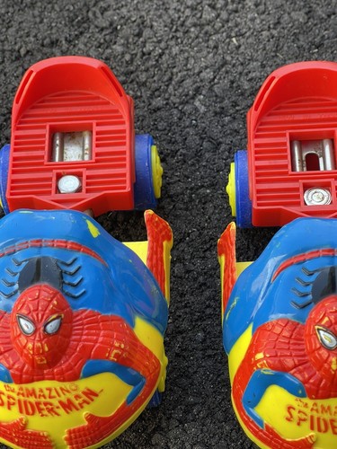 Marvel Spider-Man Roller Skates 1983 MISSING Ankle Straps 80s Nostalgia Vintage - Picture 11 of 16