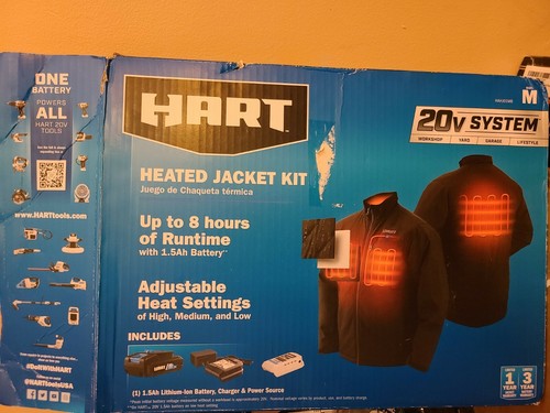 HART 20-Volt Men's Heated Medium-Duty 