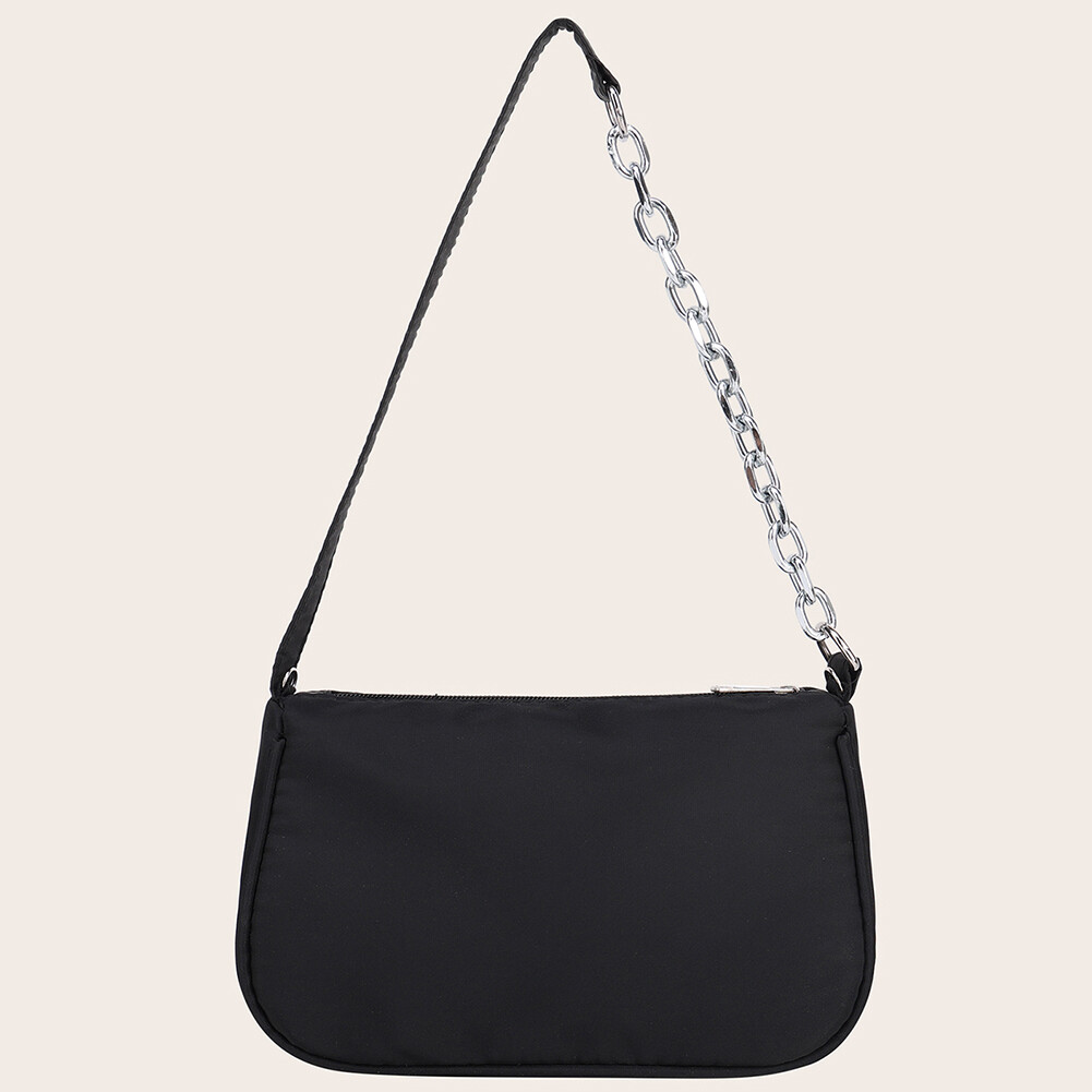 Fashion Women Butterfly Chain Underarm Bag Casual Small Handbags (Black) Hot eBay