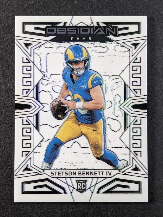 2023 Panini Obsidian STETSON BENNETT IV Rookie RC Electric Etch Contra #155