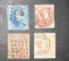 Belgique Timbres classiques roi Leopold AFFAIRE