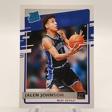 2021 Panini Chronicles Donruss Draft Picks Rated Rookie #38 Jalen Johnson