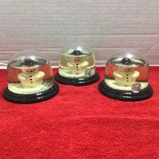Lot Of 3 Koziol  Snowman E-Motion Globe Germany