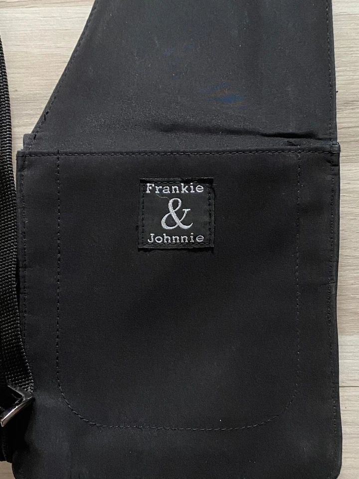 Sacoche à bandoulière Holster Tissu Noir Frankie & Johnnie - Photo 2/4