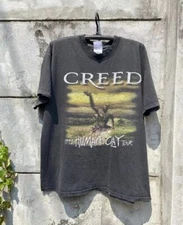Creed 1999 Band Human Clay Tour Black Short Sleeve Unisex Tshirt S-5XL
