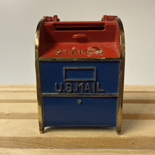 Vintage US Mail Mailbox Stamp Dispenser Cast 1950s Made In Japan