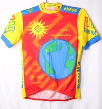 Vintage Original ENRON Sugoi Cycling Club Jersey Size 2XL