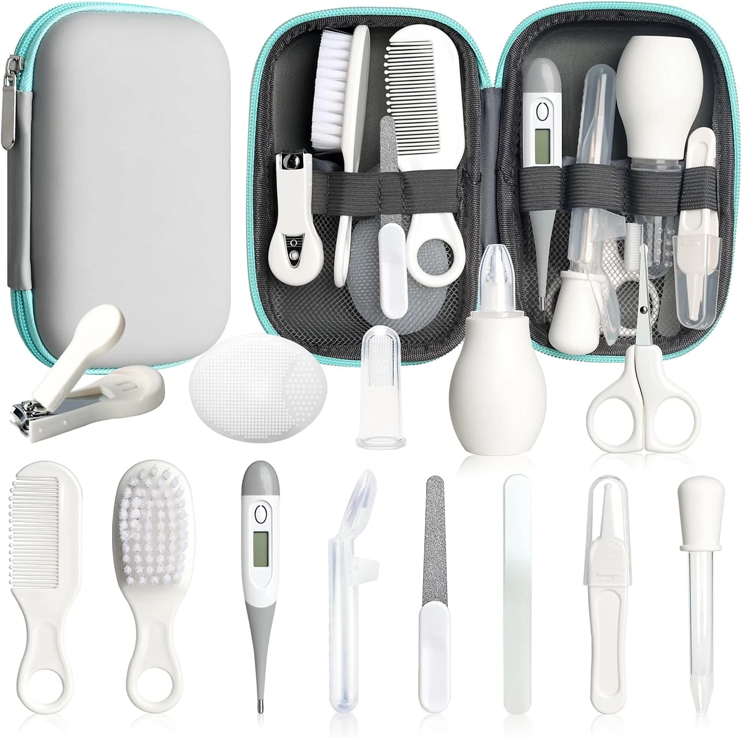Baby Healthcare and Grooming Kit, 14 in 1 Baby Safety Set Newborn Nursery Health
Opens in a new wind