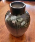 1902 Rookwood Pottery Vase 5" tall Glossy Iris Glaze Signed