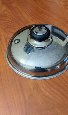 VTG Chef's Secret Steam Vented Lid 8 1/4 Stainless Steel  Steam Release Lid Only