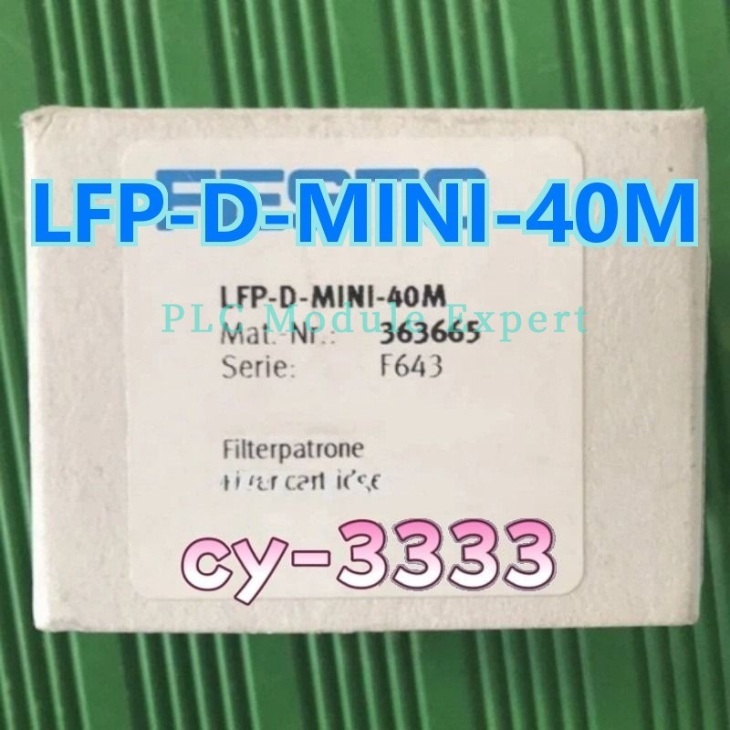 LFP-D-MINI-40M 1X NEW FESTO 363665 Filter Cartridge Fast Delivery Fast Shipping