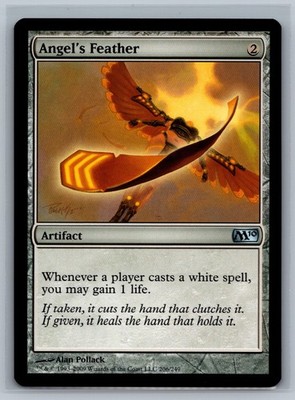 Magic The Gathering Magic 2010 Angel's Feather #206/249 MTG TCG CCG M10