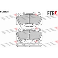 FTE 9010812 Bremsbelagsatz FüR Toyota Land Cruiser Prado 200 J15 J2