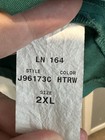 Jaanuu Scrubs Women’s 1 Pocket Tuck In Top size 2X Hunter Green EUC — photo 4