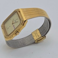 Citizen Quartz Herren Uhr Vintage Gold Day Da...