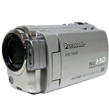 Panasonic HDC-TM30 HD Digital Camcorder Silver with Battery and AC Adapter