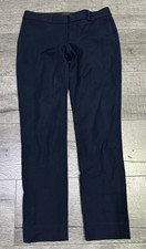 Banana Republic Women s Blue Solid Slim Flat Front Stretch Dress Pants size 0