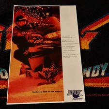 00 FOX SHOX POLARIS INDY 800 XCR Snowmobile Poster vintage sled ADRENALINE