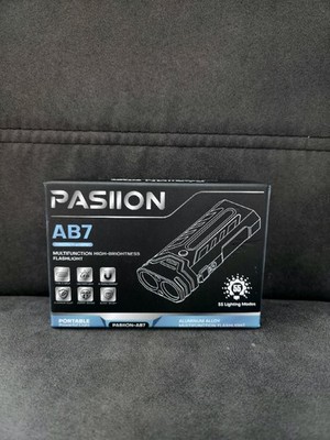 PASIION AB7 LED Taschenlampe   neu unbenutzt   USB-C   55 Modi   wie Yemao A200
