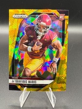 2025 Panini Prizm Draft Picks - Jo'Quavious Marks #138 Gold Ice Prizm (RC)