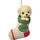 PRE-ORDER Dated 2026 Dog Ornament By: Christmas Precious Moments *SHIPS 9/2026*