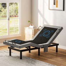 Electric Adjustable Bed Frame Base With Massage Remote Zero Gravity Twin XL