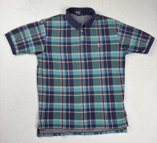 Polo Ralph Lauren Plaid Polo Shirt Men’s Large Multicolor USA Made
