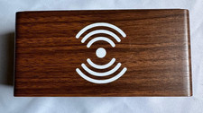 Bauhn Wireless Charging Digital Clock Wood Fi...