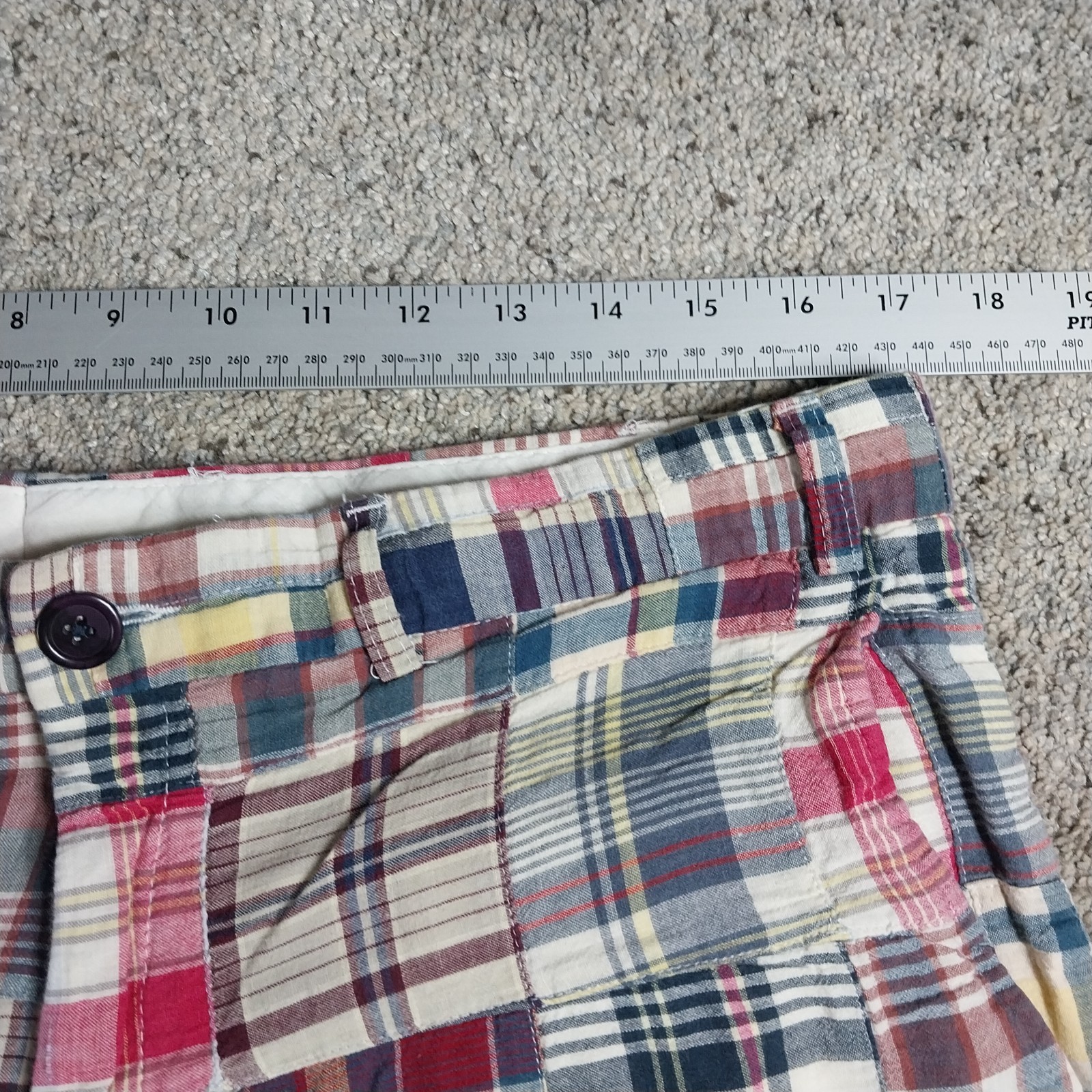 Bowen & Wright Patchwork Shorts 36w 10" Inseam - image 4