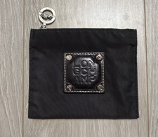 LONGCHAMP Card Case Coin Pouch Burgundy Brown Leather Authentic Used France