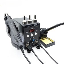 Soldering Station 8586 Digital Display SMD Rework Hot Air Gun Solder Iron 220V