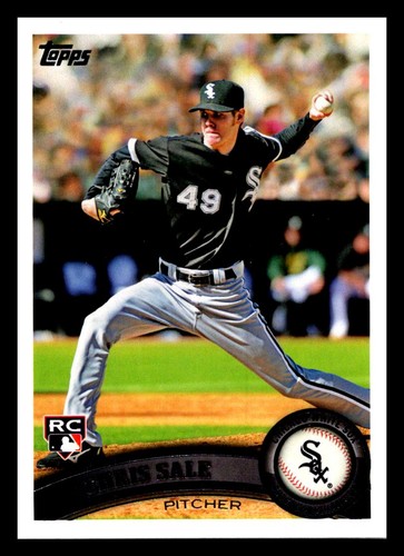 Chris Sale #65 2011 Topps card