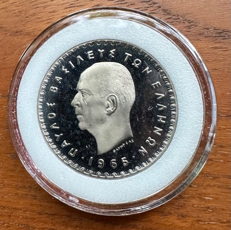 Greece 1965 10 drachmai