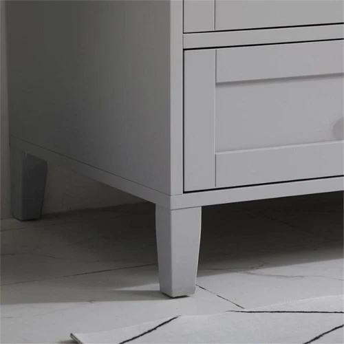 Elegant Decor Sommerville 48" Single Quartz Top Bathroom Vanity in Gray - Picture 14 of 15