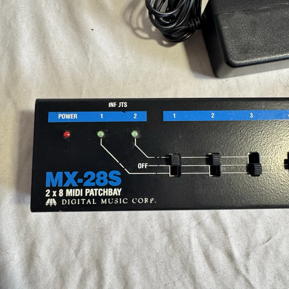 MX-28M Midi Patchbay/Merger Plus Digital Music Corp - getestet mit Netzteil - Bild 2 von 4