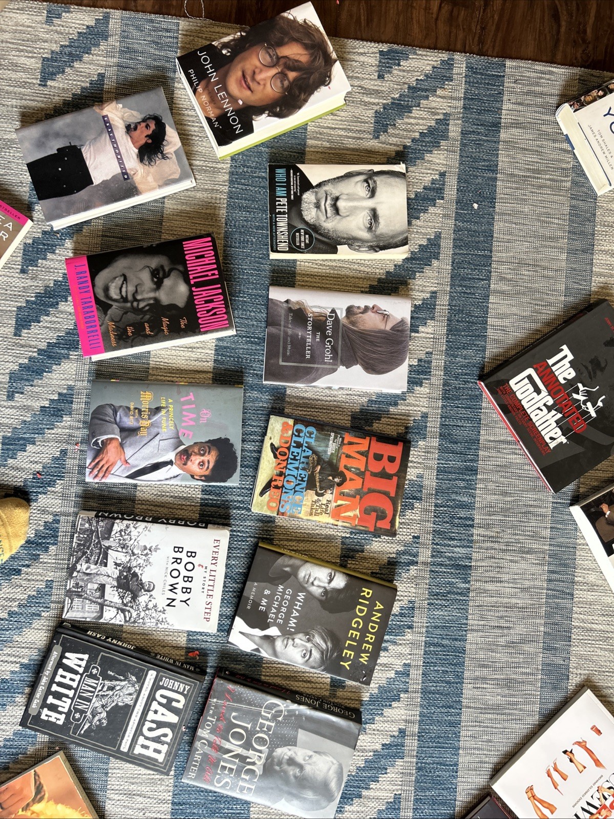 11 celebrity biographies. Male musicians $75 for all